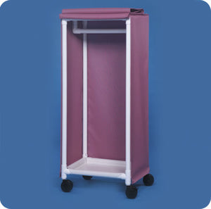 Small PVC Mobile Garment Rack